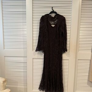 Soulmates Dark Plum Long Sleeve Dress